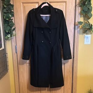 Calvin Klein Black Trench Coat